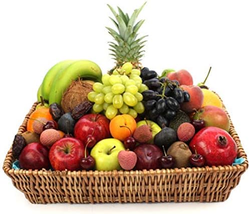Premium Fruit Basket - Fruit Gift Baskets and Gift Hampers with Next Day UK delivery with Personal Message Attached