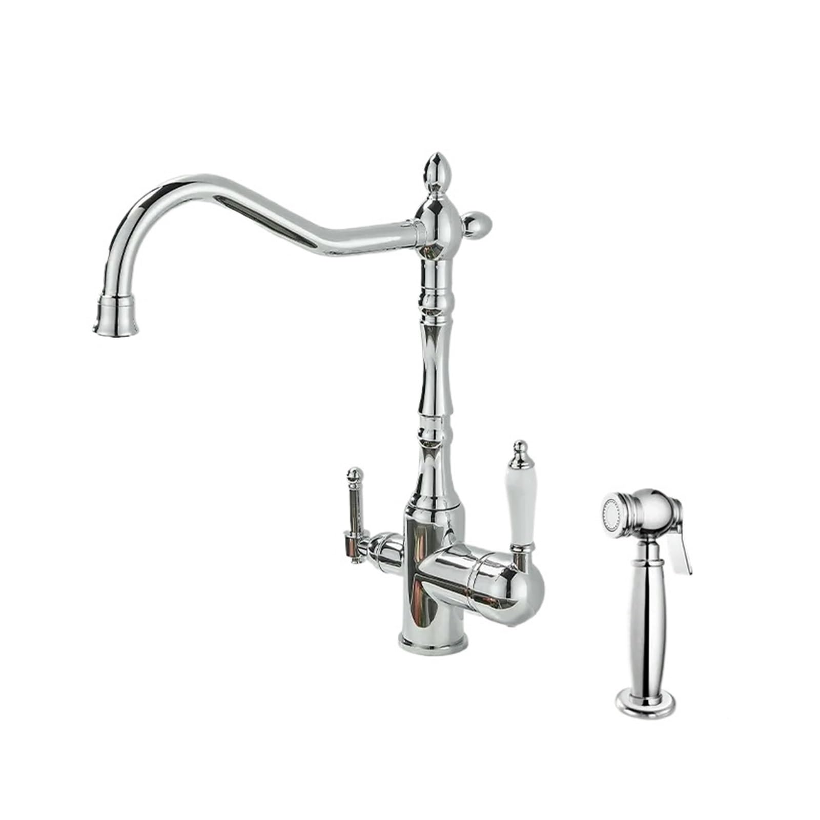 Faucet，Brass Light Luxury Three-in-one Pure Water Faucet