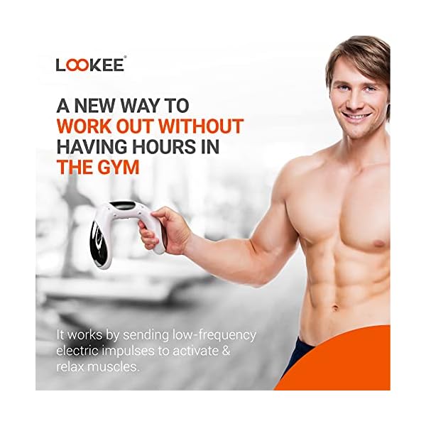 LOOKEE Arm Workout EMS Exerciser, Electric Muscle Trainer Machine for Arms and Hands.