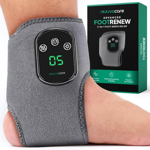 Acevivi Foot Massager Rejuvacare FootRenew Triple Method Massager – The Official - Electric Foot and Ankle Massager...