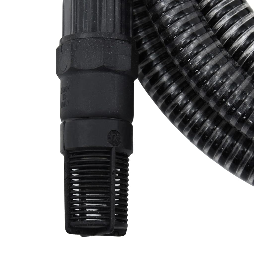 Genérico Manguera de succión con Conectores de PVC PVC Negro 26 mm 10m,Casa y jardín,Jardín,s de riego,Mangueras de jardín,Negro,151078