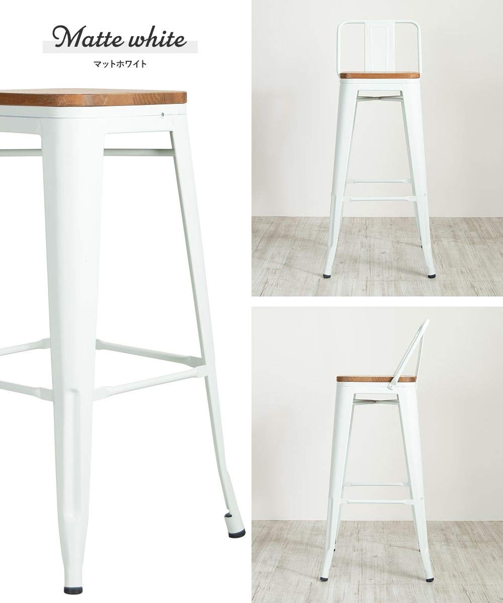 Amazon｜TOMOYASU カウンターチェア 2脚セット ハイチェア