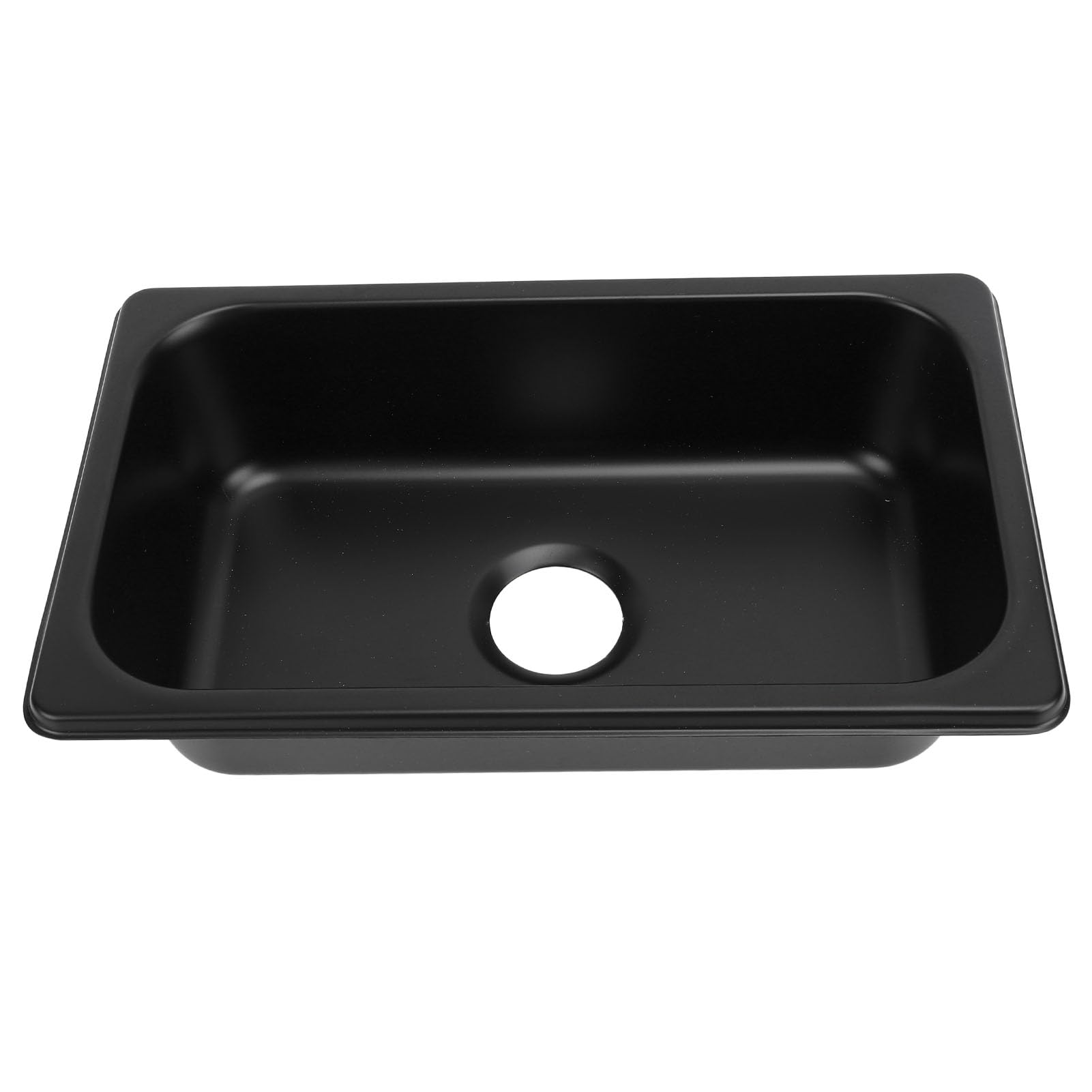 Fregadero de Cocina para Vehículos Recreativos, de Acero Inoxidable de Grado 304, para Yates y Barcos, Lavabo Rectangular con Salida de Alcantarillado Eficiente de 40mm