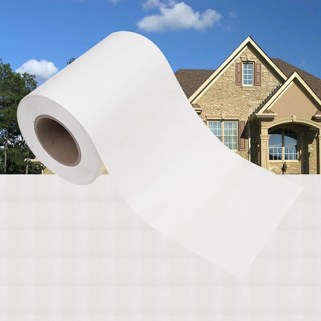 Durable PVC Garden Privacy Screen 35x0.19 m White Roll with 20 Clips for Fence Barrier Windbreak and Shading Installation