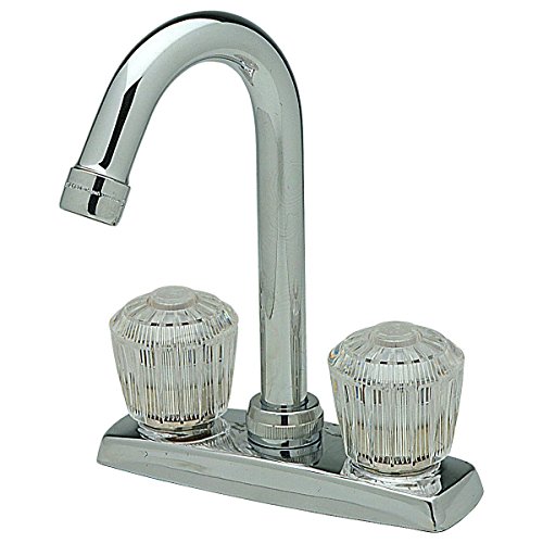 ๐ฅ Elkay LKA2475LF Deck Mount Faucet with Gooseneck Spout and Clear Crystalac Handles, Chrome ๐ฅ Elkay LKA2475LF Deck Mount Faucet with Gooseneck Spout and Clear Crystalac Handles, Chrome