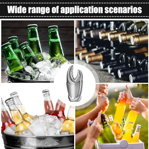 Décapsuleur en griffe acier inoxydable manuel pour cuisine et bar - 5