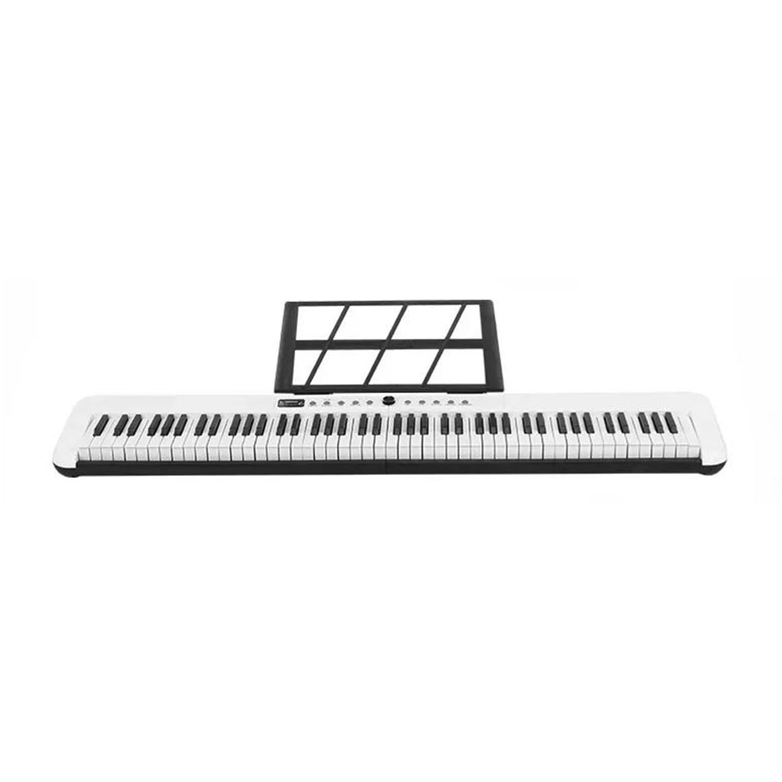 Pianino Elektroniczne 88 Klawiszy Organy Elektroniczne Przenośne Instrumenty Klawiszowe Dla Dorosłych Początkujących Profesjonalne(White Set A)