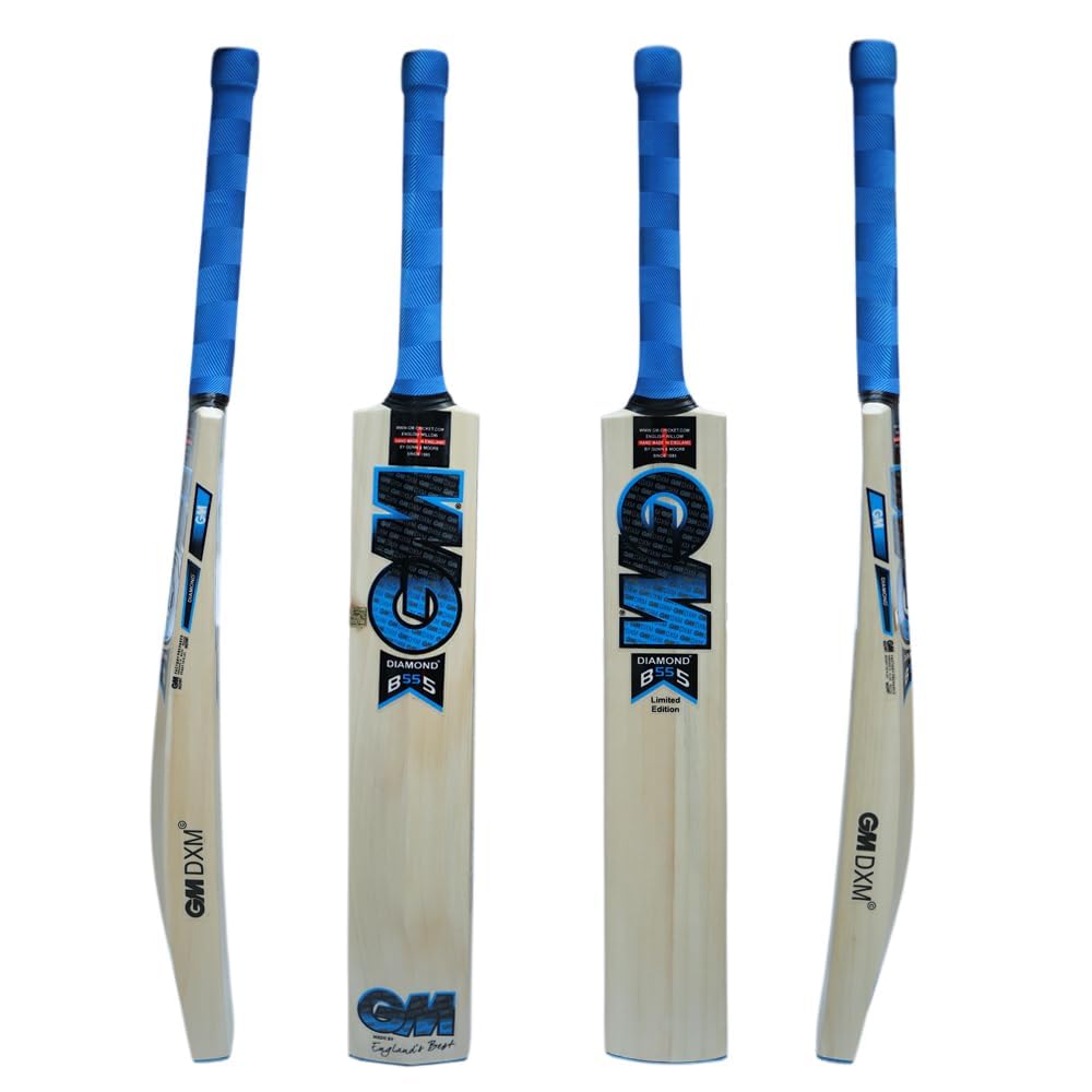 SAG GM English Willow Leather Cricket Bat Full Size | GM Season Ball Bat | Lightweight Durable Comfortable Grip | Perfect for Power Hitting | Ideal for Practice Sessions, Club Matches & Tournaments-image-8