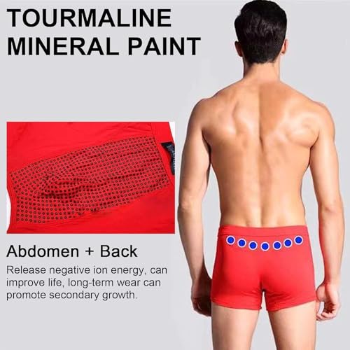 Set of 3 Men's Magnetic Therapy Boxer Shorts for Rapid Increase, Men's Boxer Briefs Improving Male Power (3pcs,2XL)3