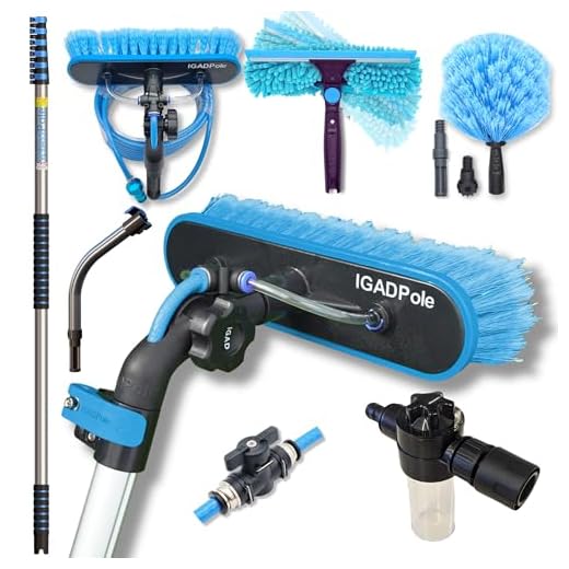 Best garden hose soap cannon 34ft IGADPole Window Cleaning Kit