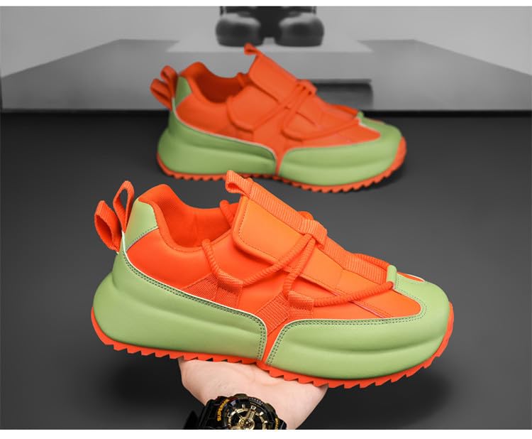 Men's Fashionable Low-top lace-up Casual Sports Shoes, with Comfortable Fabric Lining, Suitable for Walking, Casual outings and Daily wear.3