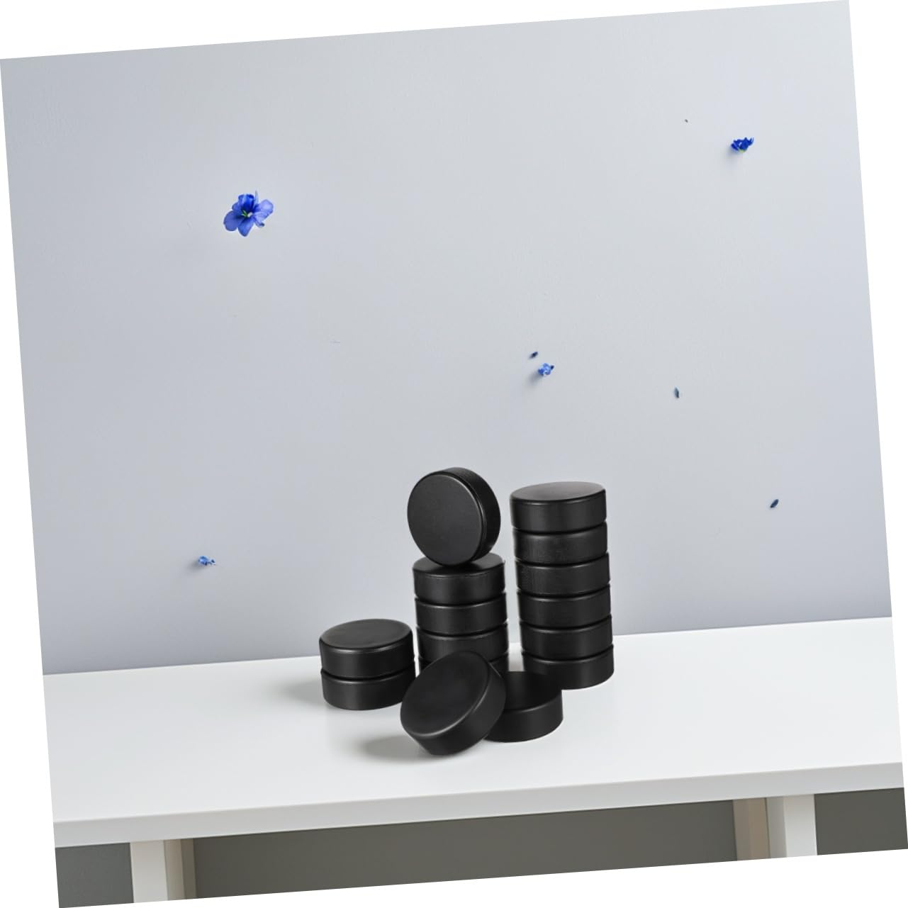 NOLITOY Palet rondelle de Sport de Hockey rondelles de Hockey pour Enfants Hockey intérieur entraînement de Hockey Mini rondelles de Hockey équipement de Hockey Unité Centrale