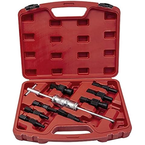 maXpeedingrods 9PCS 8-32mm Inner Bearing Puller Collets Remover Slide Hammer Internal Blind Hole Tools Kit Cover