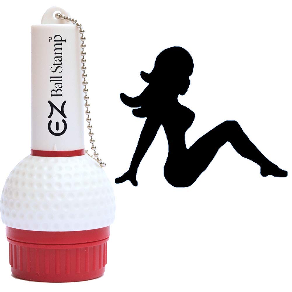 EZBallStamp Golf Ball Stamp Marker (Black Lady)