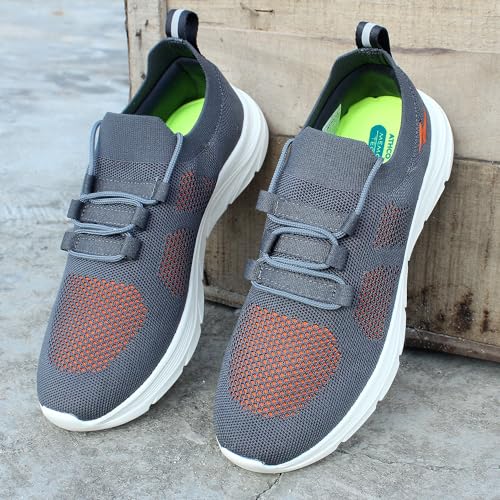 Image of ATHCO Mens Oxford Memory Foam Comfort Shoes|Running|Walking|Training|Gym|Jogging|Sneaker|Athletic|Laceup|Flexible|Lightweight|Dailyuse|Sports|Casual|ExtraSoft|Fitness