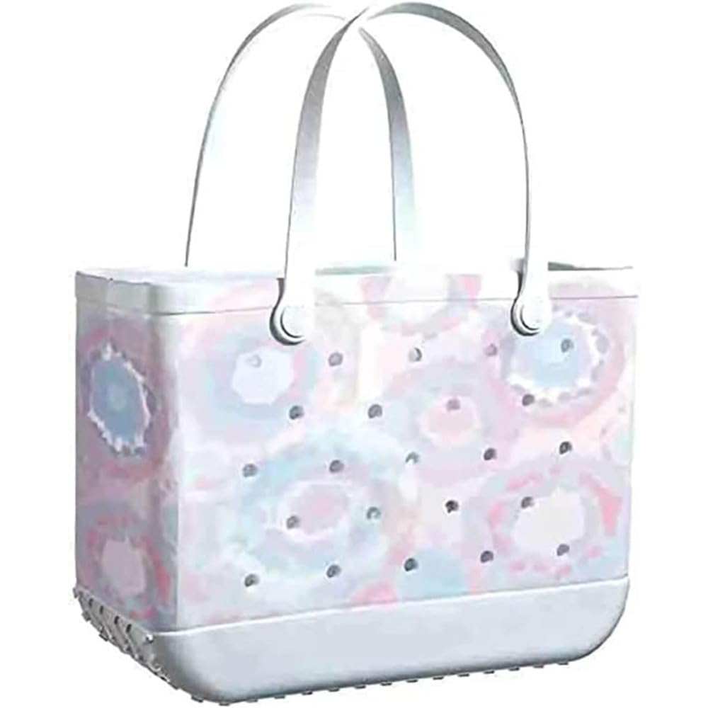 Mauxpiao A3 Rubber Beach Bag, Waterproof Shopping Tote Bag, Sandproof Silicone Handbag For Beach, Pool, Market, Travel And Outdoor Activities Rewr/A3/14X19in