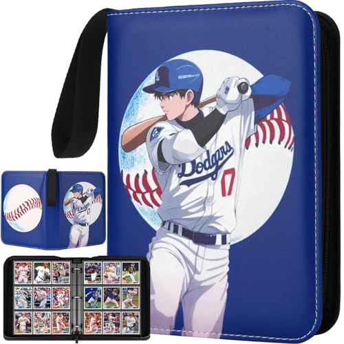 HBK Baseball Card Binder 900 Pockets with Zipper, Ohtani