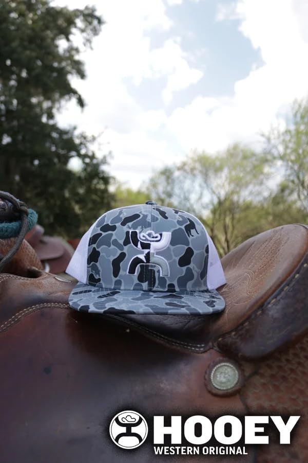 Image of HOOEY Texican Texas Trucker Hat for Men - Adjustable Snapback Mesh Baseball Cap - Western Work & Casual Wear Breathable Mesh