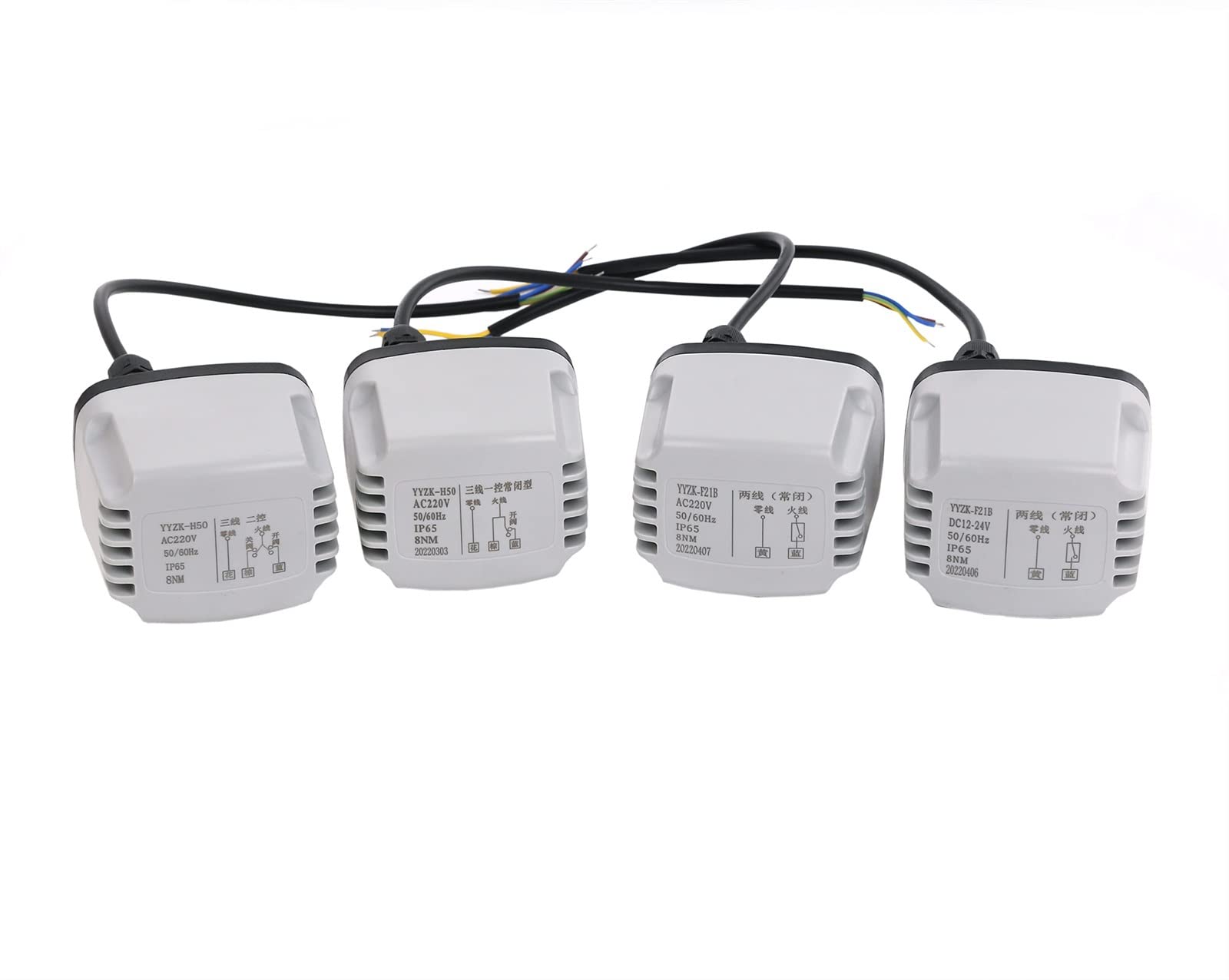 1/2 virgoletta; 3/4 Citazione; 1 Citazione; 2 Cit; Valvola a Sfera elettrica in Ottone motorizzata IP65 a 3 Fili con 2 Controlli 1 Pezzo(220VAC-CR02,2 inch)