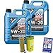 Produktbild Filter Set Inspektionspaket 10 Liter Motoröl Longtime High Tech 5W-30 MANN-FILTER Ölfilter
