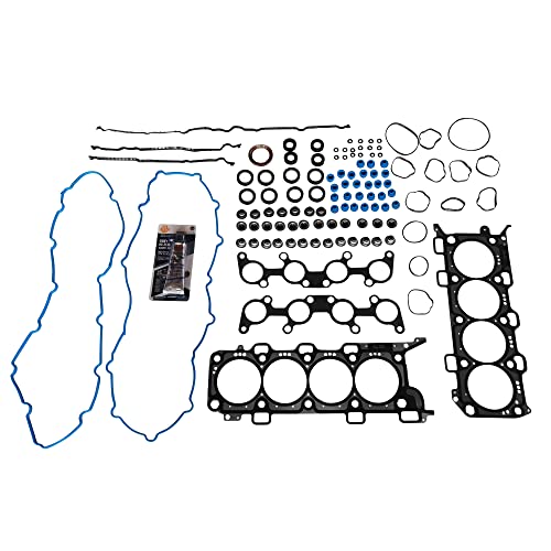 Image of Partsflow Full Gasket Set Compatible With Ford F-150 V8 2013-2014 F-150 V8 Flex 2011-2014 Mustang V8 2011-2014 4951CC 302CID (32 Valve), VIN Code F OE#CS26550PT