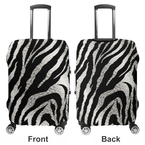 Carry on Luggage Cover Zebra Print Suitcase Covers for Luggages Tsa Approved Travel Luggage Sleeve Protector Elastic Suitcase Protector Anti-Scratch Washable Fits 19-30 Inch Case -S3