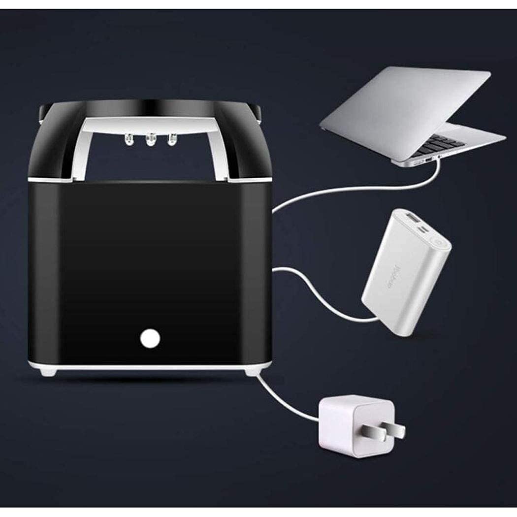 Repelente de Mosquitos USB para Interiores, Trampa para Mosquitos, lámpara LED eléctrica para Matar Mosquitos, luz USB para el hogar, Repelente de Insectos antimoscas, Blanco Blanco (Color: Negro)