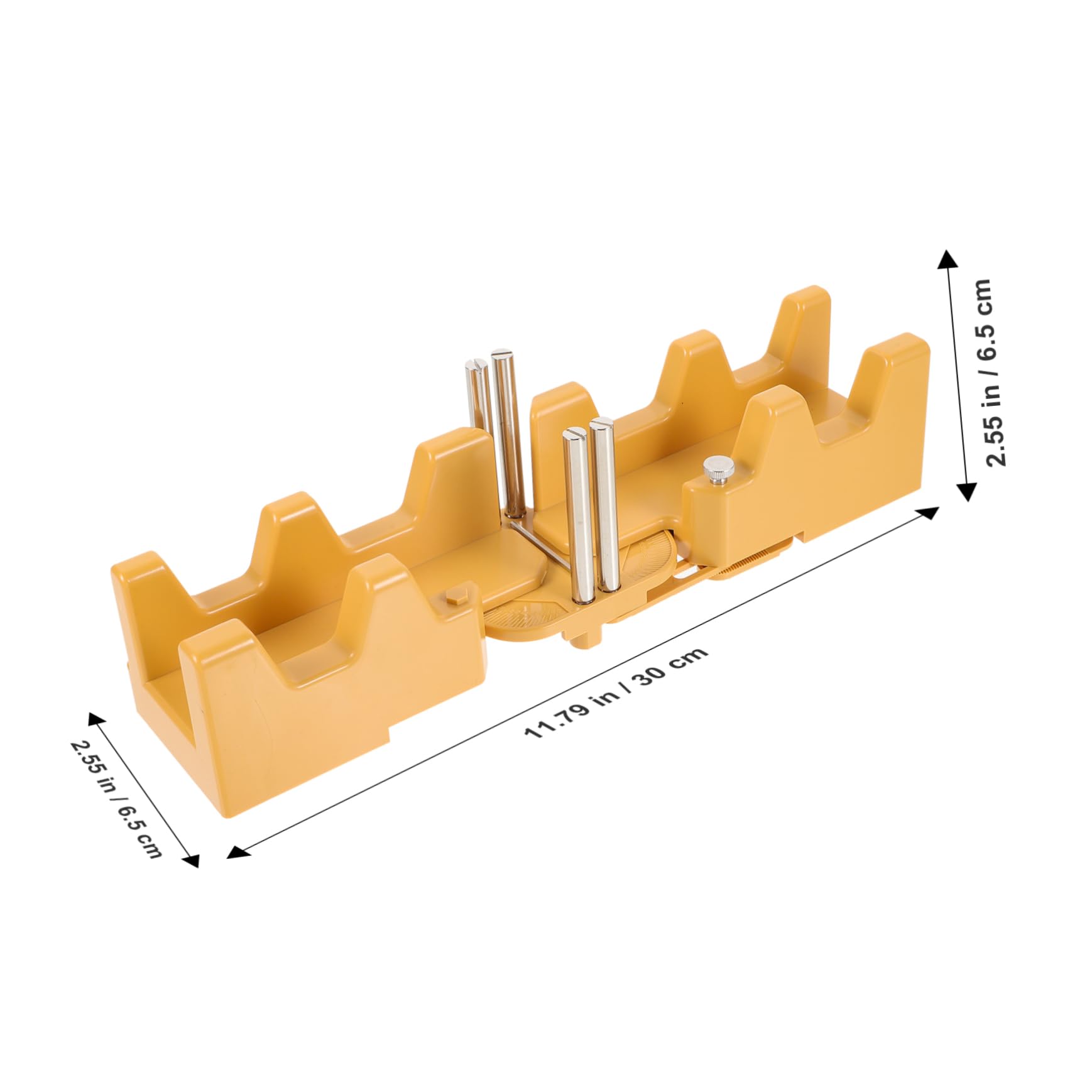 Miter Saw Protractor Strumento di Misurazione Smusso 85-180° | Miter Saw Protractor, Giallo Abs e Acciaio Inossidabile, Facile da Trasportare, per Falegnameria e Lavori Domestici