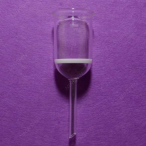 NANSHIN Glass,Buchner Funnel,60ML,Porosity 3#,Glass Funnel,Lab Glassware