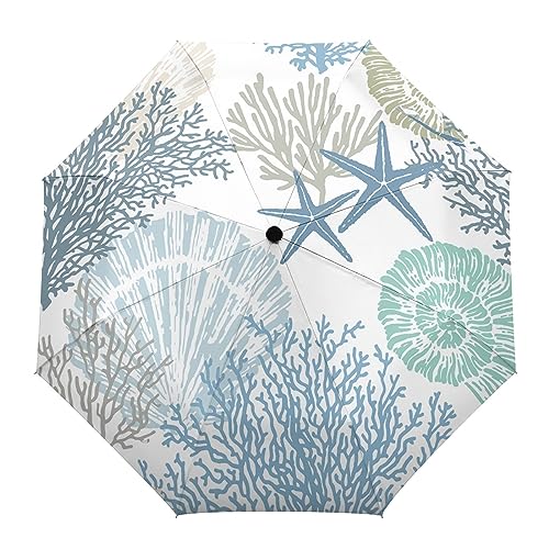 Parapluie de voyage pliant automatique aux finitions soignées