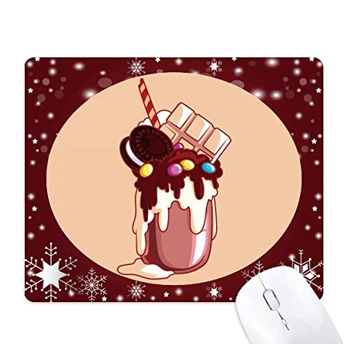 Tapis de souris biscuits crème chocolat décor de Noël et sucre glace pour la maison