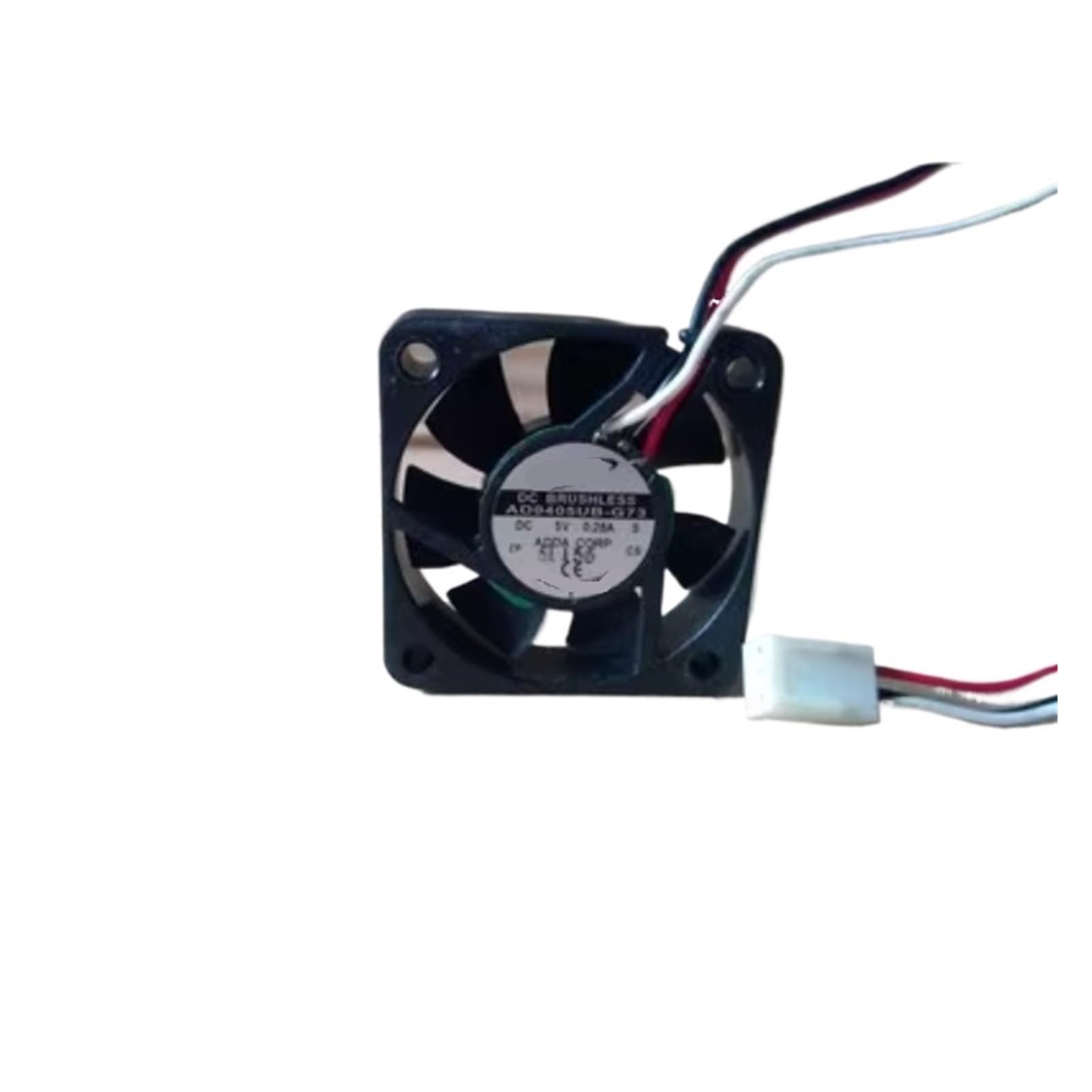 UITGVDQAT AD0405UB-G73 DC 5V 0.28A 40x40x10mm 3-wire Server Cooling Fan