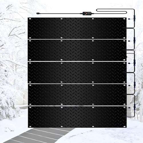 融雪マット 駐車場/通路 1枚/3枚/5枚ホットけーる マットタイプ 融雪ヒーター【氷融解製品】 融雪 雪対策 滑り止め 凍結防止 積雪防止 スリップ防止 転倒防止 駐車場 車庫 店舗 エントランス