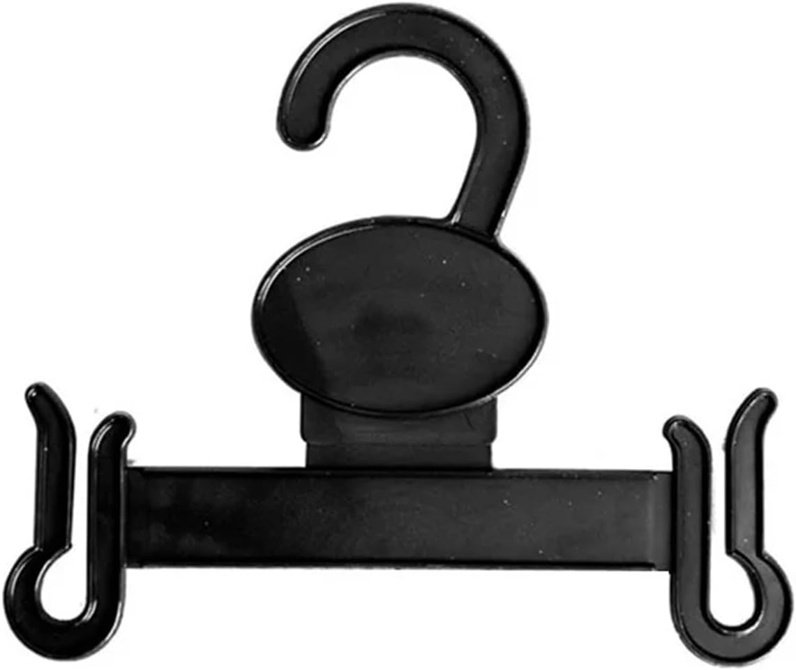 100Pcs Slipper Holder Plastic Sandal Hangers Black Flip Flop Display Hangers Slipper Baby Shoes Tie Scarf Holders for Retail Beach Shops(Black)