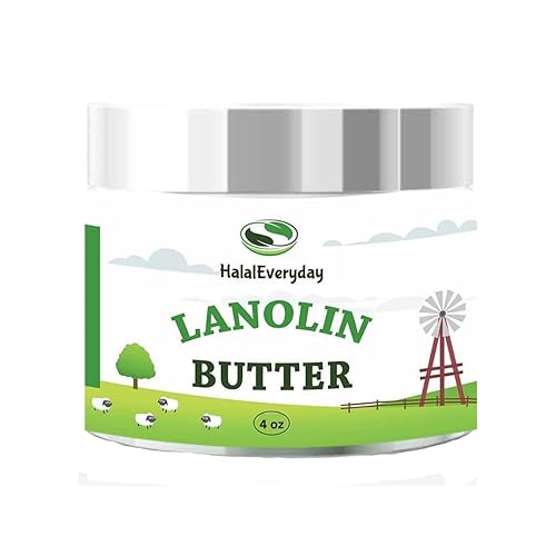 Lanolina (Anhidra) - Mantequilla ultra refinada - Uso para loción, crema, bálsamo labial, aceite, barra o mantequilla corporal 4 oz - Crema natural