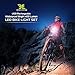 Bright Eyes Ember - Super Bright Rechargeable Bike Light - 10+ HRS on Standard Brightness - USB Rechargeable - Original & GoPro Compatible Mount Options - Small, Light & Bright