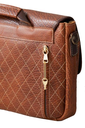 IZAC & DAUD Vintage Genuine Leather Mens Briefcase Laptop Messenger bag best computer satchel Handmade Bags for men and women2