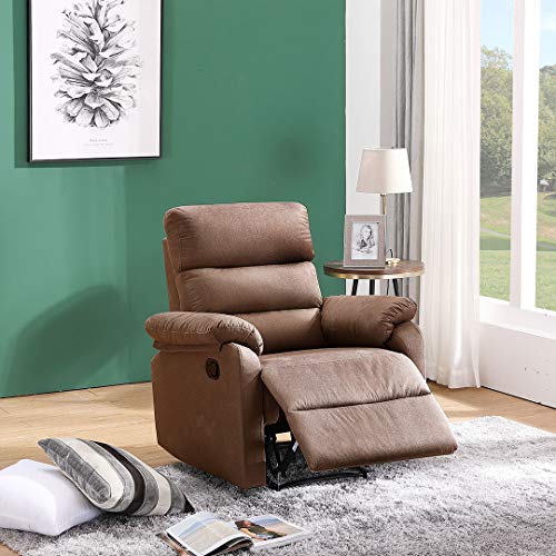 Recliner Chair Padded Seat for Living Room Single Sofa Lounge Chair Reading Chai