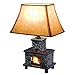 Hand Painted Ceramic Fireplace Table Lamp