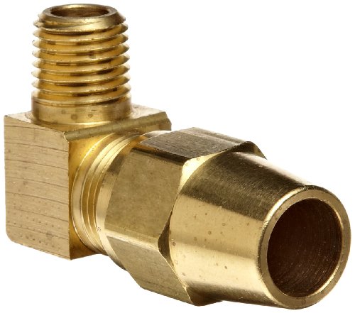 Image of EATON Weatherhead 1369X8X4 Air Brake Tubing, 90 Degree Elbow, Male Elbow to Male Pipe Thread, 1 /2 inch Tube OD, 1 /4 inch Male Pipe Thread