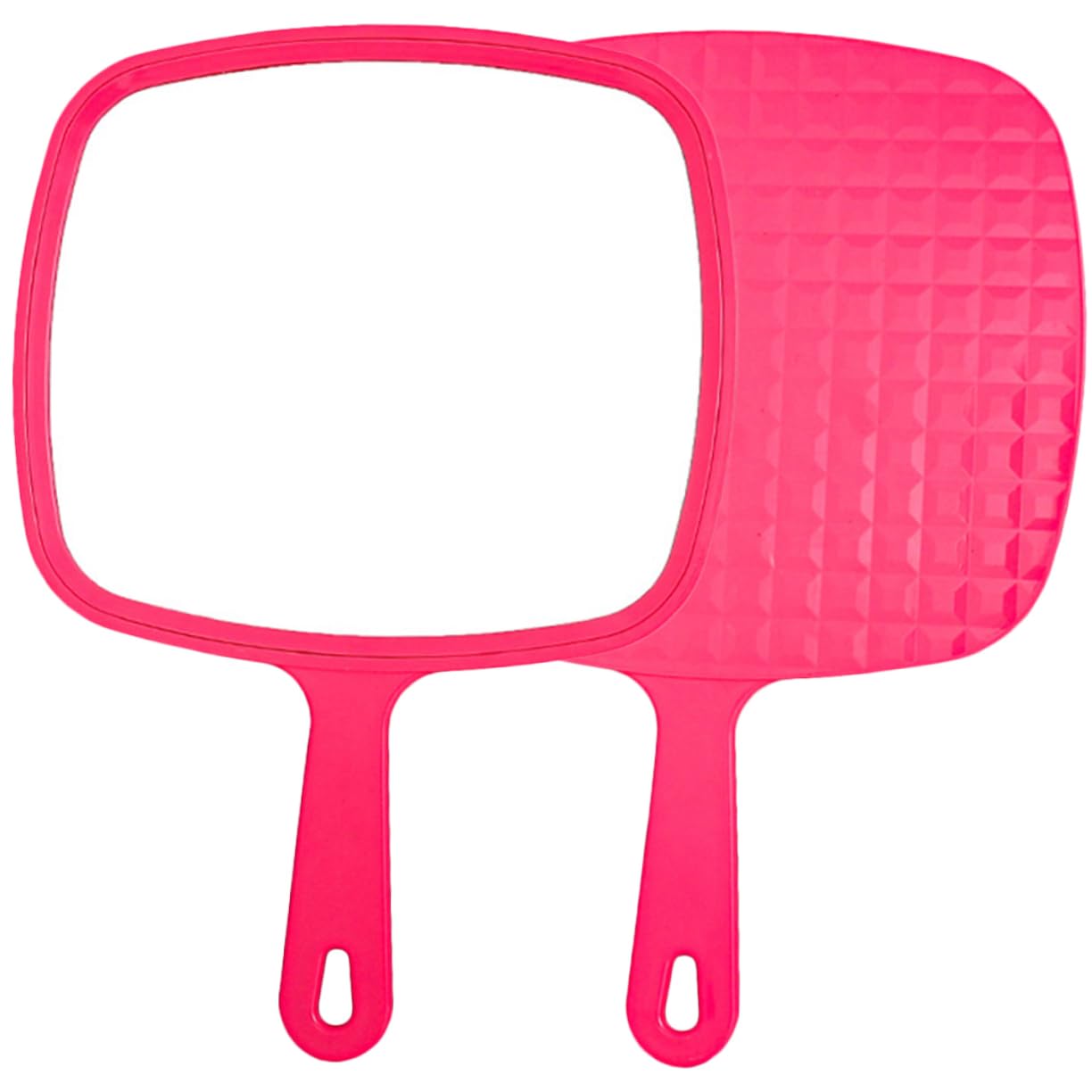 Miroir à main de poche décoratif lot de 2 accessoire voyage compact femme
