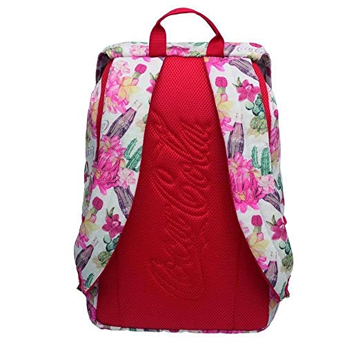 Mochila Costas C/Tampa Coca-Cola, Feminina Desert, Tam Único