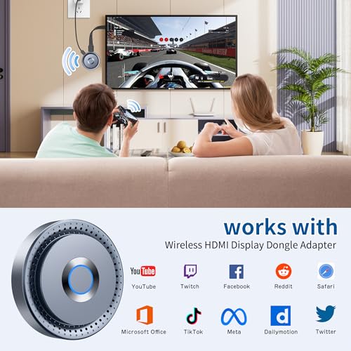 Adaptador inalámbrico HDMI Q8 para TV y proyector miniatura 3
