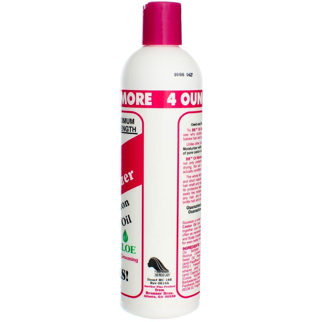 Bronner Brothers Oil Moisterizer Hair Lotion, 12 oz (Pack of 4)