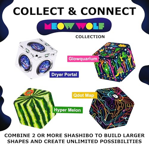 Image of Shashibo DODECA Magnetic Puzzle Cube, Sensory Fidget Toy for Adults & Kids, Stress Relief Fidget Toy for All Ages, Cool Fidget Toys for Desk, Shape Shifting Box, 100+ Possible Shapes