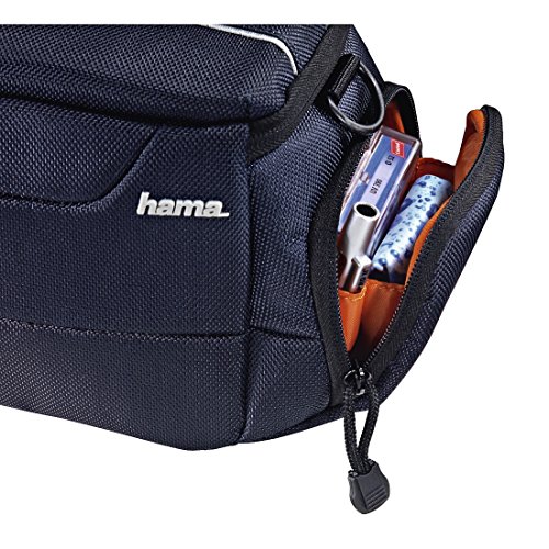 Hama Reise-Kameratasche f&uuml;r eine kompakte Systemkamera mit Zwei Objektiven, Seattle 110, Navy