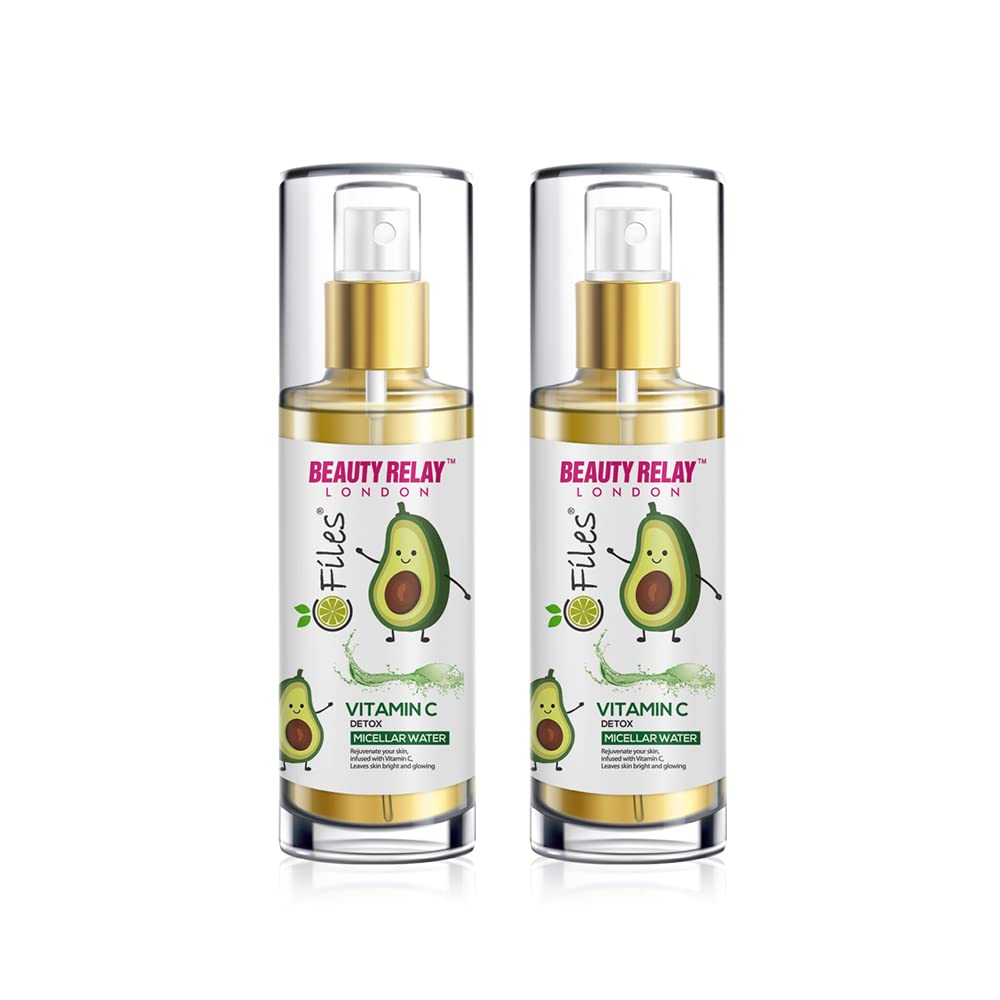 Beauty Relay London Vitamin-C Purifying Detox Deep pore Cleansing Micellar Water -Helps remove makeup, impurities & pollution from skin; leaves skin perfectly clean, radiant, hydrated. 200ml (Pack Of 2)-image-42