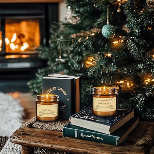 Image of 24-Pack 3.05oz Scented Candle Gift Sets - 12 scents Jars Natural Soy Wax for Women, Home Decoration and Elegant Occasions