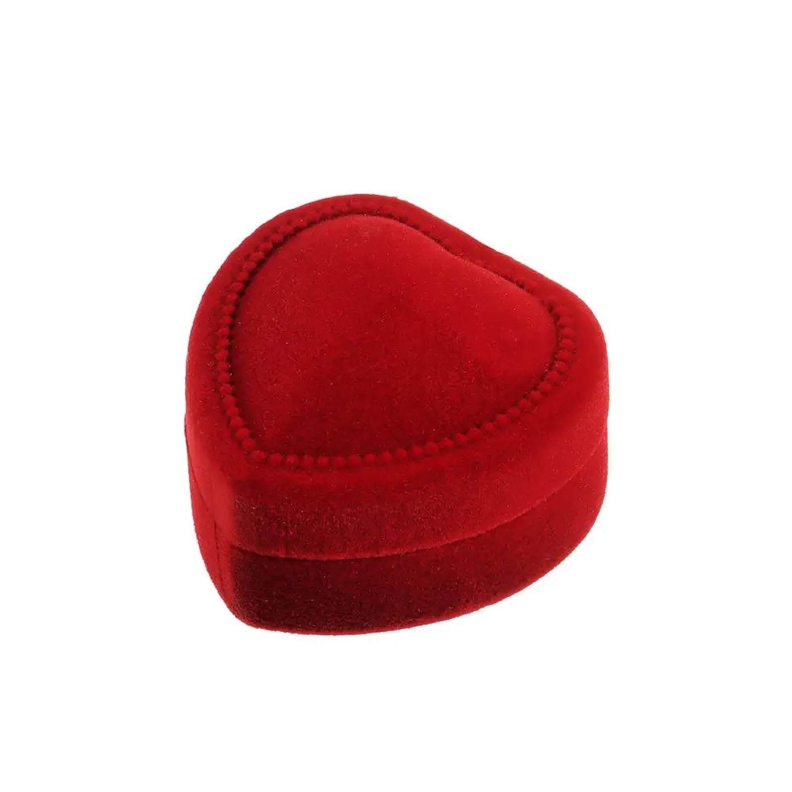 Ring Box Engagement Ring Boxearring Box Small Jewellery Organiser Cases(Heart shape-red)