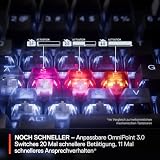 SteelSeries Apex Pro Gen 3 - Clavier Gamer HyperMagnetic - Switches OmniPoint 3.0 - Actionnement Ajustable - Toucher Rapide/SOCD - OLED - RGB - Capuchons PBT - USB-C - DE Layout QWERTZ - 7